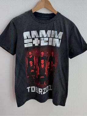 Rammstein German Heavy Metal Destroyed T-shirt